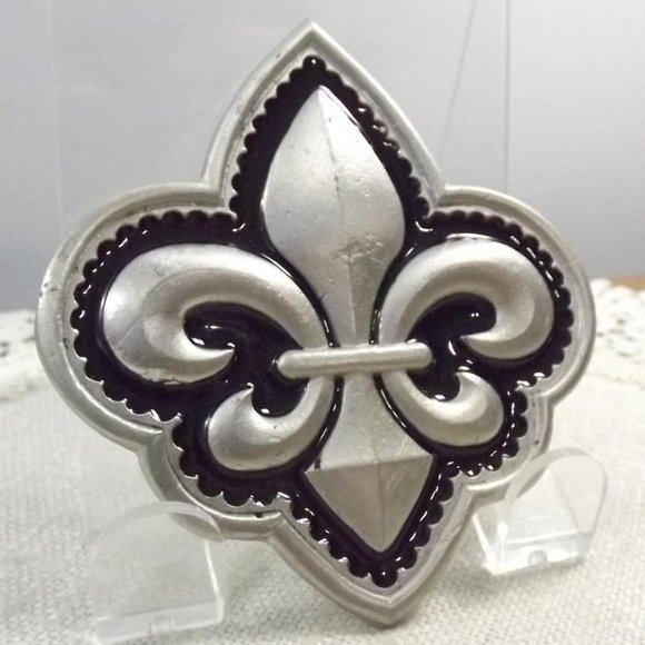 Genuine Fleur de Lis Belt Buckle NOS - Picture 3 of 9